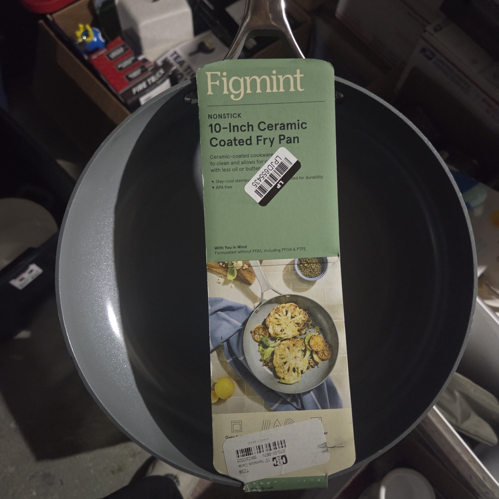 Mint Figmint Ceramic Coated Fry Pan - Gray